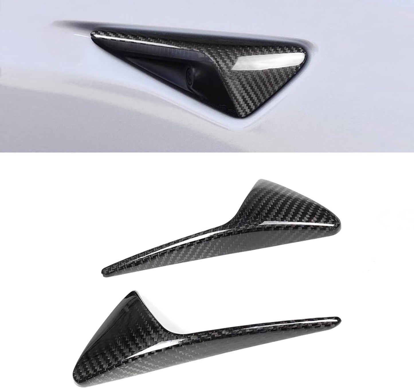 Side Camera Full Housing Covers 2 pcs - Tesla Model S/X/3/Y