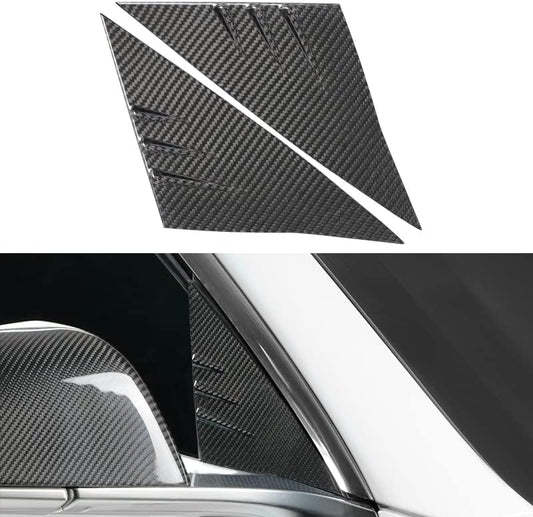 A Pilliar Triangle Decoration Trims 2 pcs - Tesla Model Y