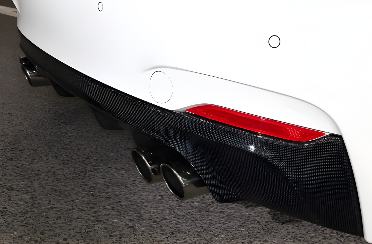 3D Type Rear Bumper Diffuser - BMW F22 2014+