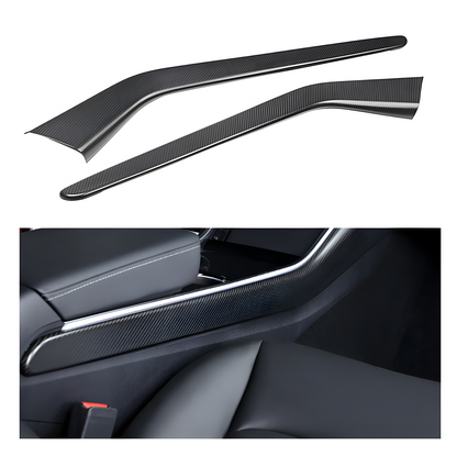 Center Console Side Panel Caps Set - Tesla Model 3 & Y