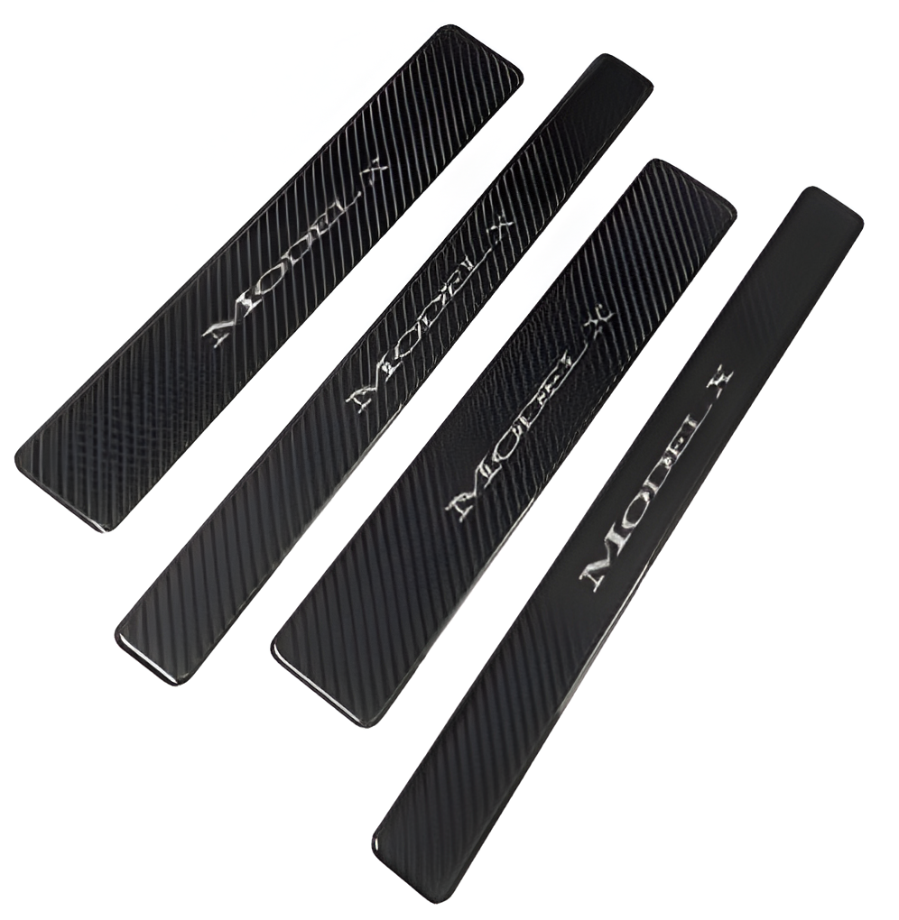 Door Sill Stickers 4 pcs - Tesla Model X